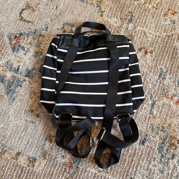 Universal Thread Black and White Striped Backpack - Picture 3 of 7